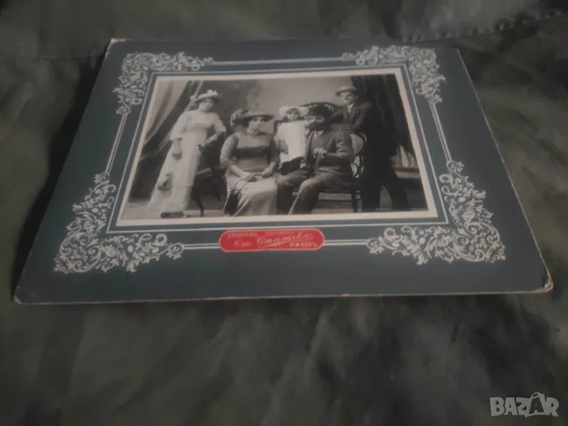 Продавам стара снимка Семейство - фото Статев Ямбол, снимка 1