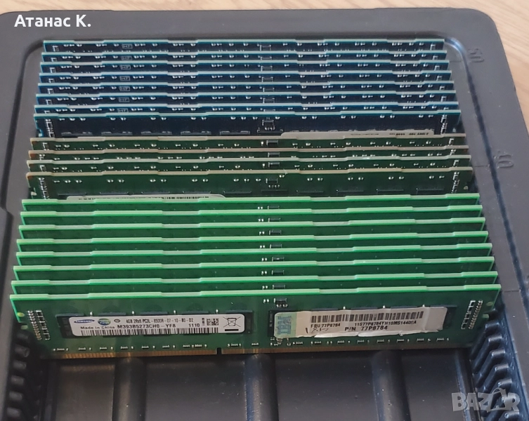 РАМ: 80GB (20x 4GB) DDR3 ECC - Сървърна Памет, снимка 1