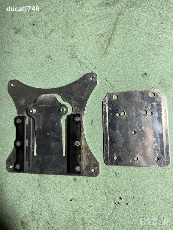 Алуминиева стойка за номер, мотоциклетна ендуро, бързо сваляне , снимка 1