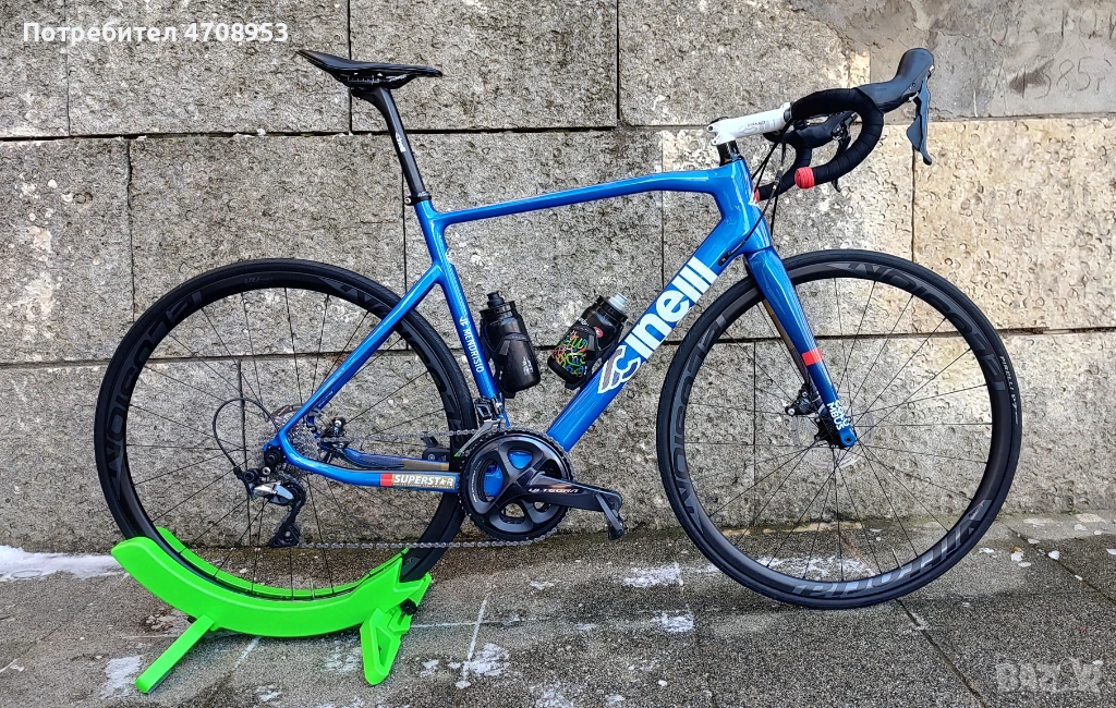 Шосен карбонов велосипед CINELLI SUPERSTAR размер L, снимка 1