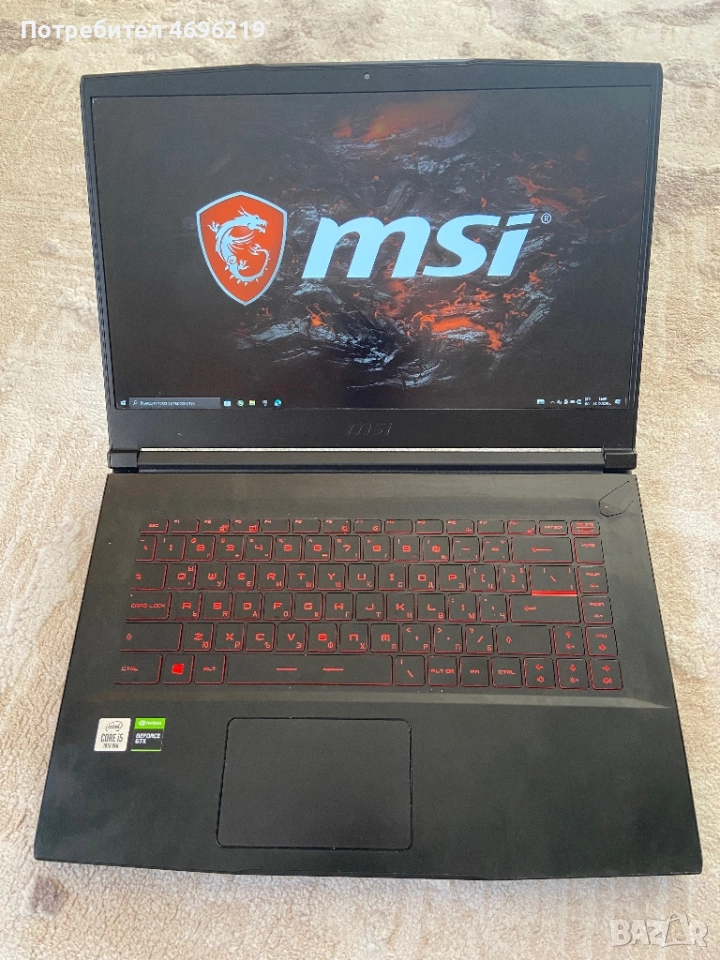 MSI GF63 Thin в отлично състояние, снимка 1