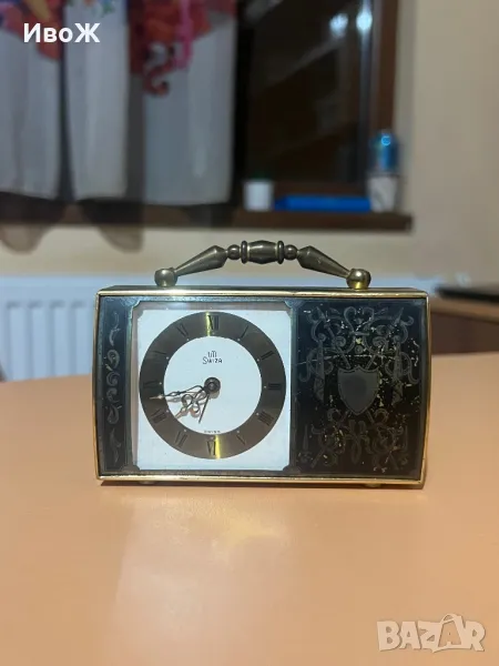 Стар швейцарски часовник с латерна, снимка 1