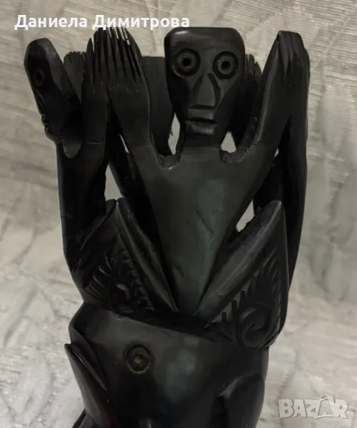 Фигура от абаносово дърво, снимка 1