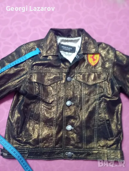 Детско кожено яке Ferrari, снимка 1