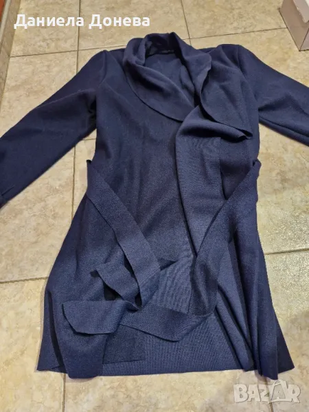 Тъмносиньо преходно палто, снимка 1