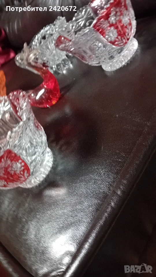 кристални купи Hofbauer Byrdes Crystal, снимка 1