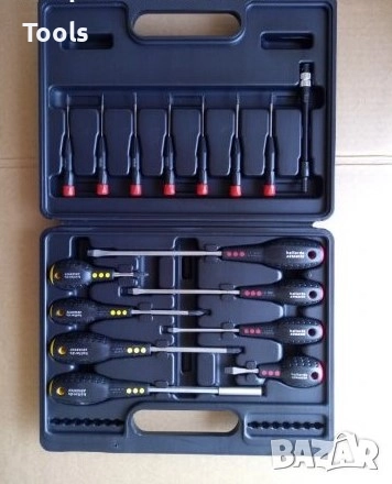 halfords advanced 15 броя отвертки комплект в куфар, снимка 1