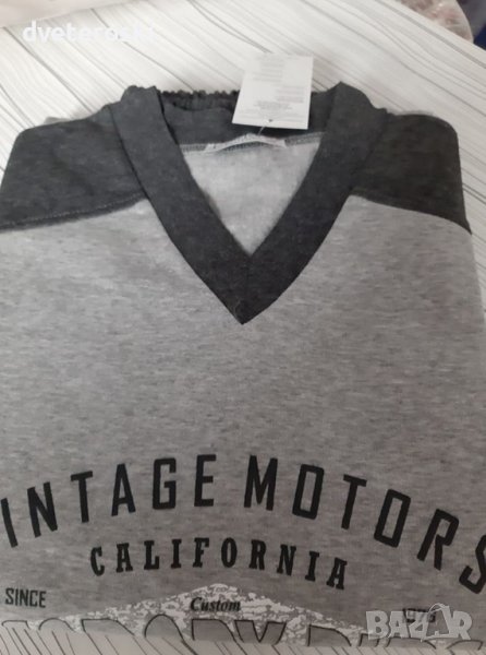 Мъжка пижама с дълъг ръкав ватирана, снимка 1