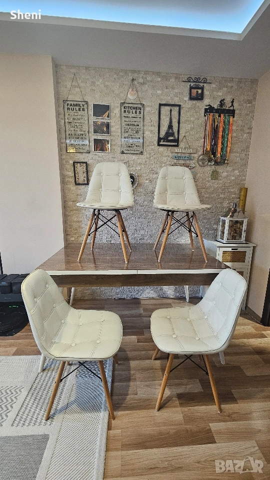 Трапезни, посетителски столове 4 бр., снимка 1