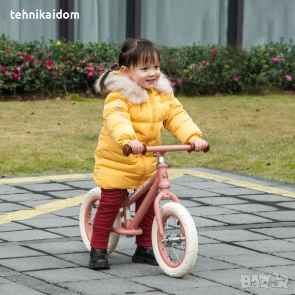 Детско колело за баланс в розово Homcom втора употреба като ново, снимка 1
