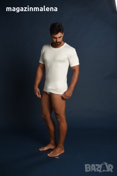 M,L,XL,2XL,3XL италиански мъжки вълнени тениски големи размери 50-130кг вълнена тениска голям размер, снимка 1