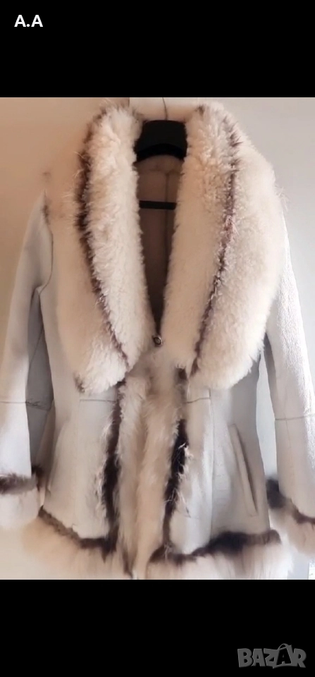 Кожух от агнешка кожа, снимка 1