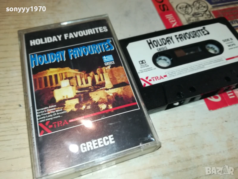 HOLIDAY FAVORITES GREECE-ORIGINAL TAPE 1708251927, снимка 1