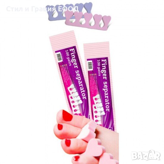 Разделител за пръсти - 100 бр, снимка 1