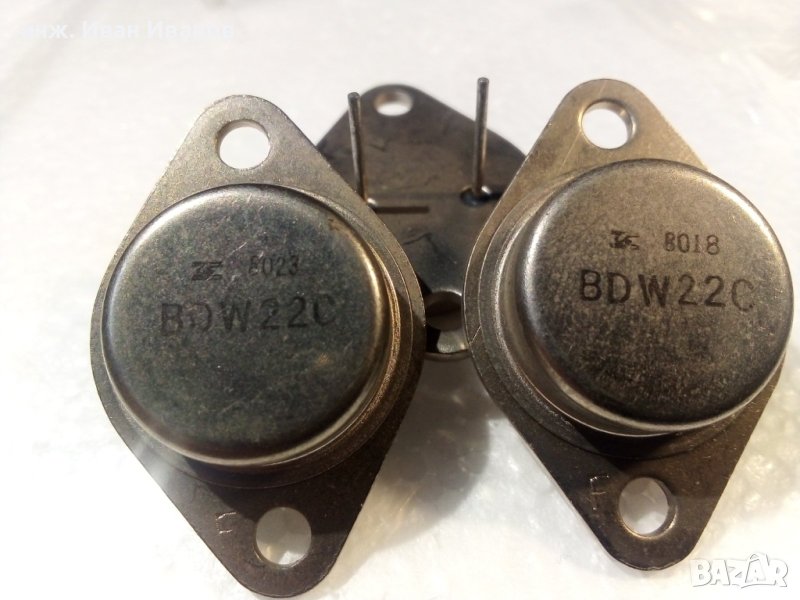 BDW22C pnp транзистори -100 V, -10 A, 90W, Корпус: ТО-3, снимка 1
