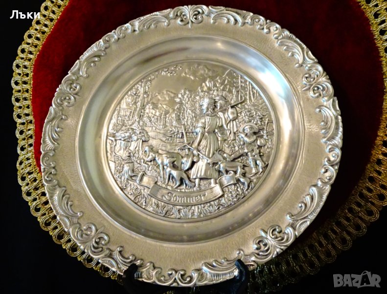 Пано,чиния за стена от калай Лято. , снимка 1