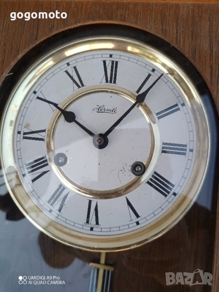 Стар механичен часовник стенен Hermle Westminster, Made in Germany., снимка 1