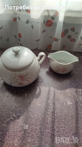 Порцеланов супник и сосиера, снимка 1