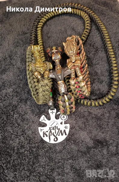 Гердани и Гривни от Паракорд Ръчни Уникални Брутални Не се Повтарят, снимка 1