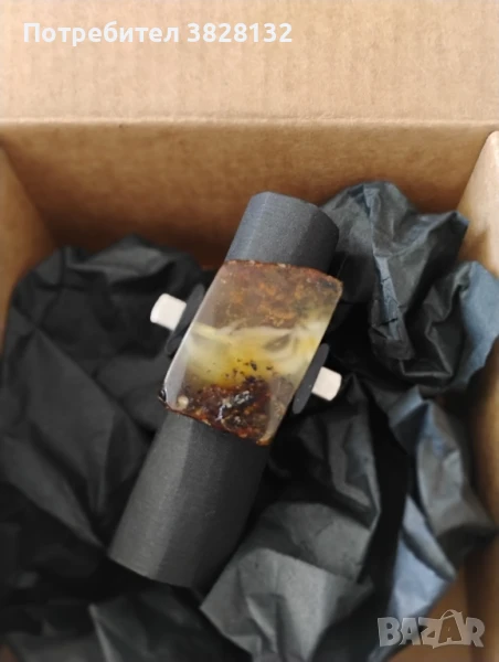 пръстен с кехлибар, снимка 1