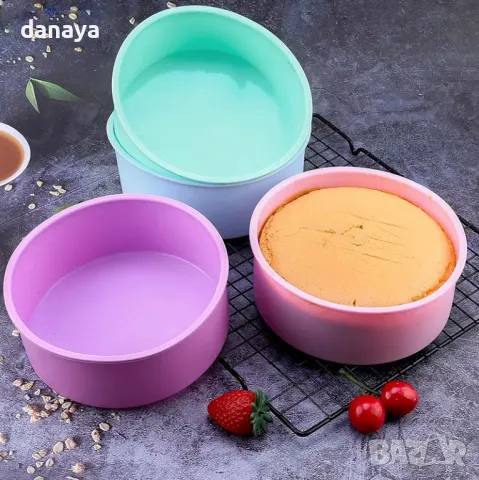 5809 Силиконова тавичка за печене форма за блатове, 20x6cm