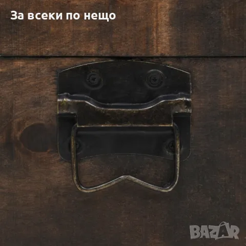 Ракла от масивна дървесина, винтидж стил, 120х30х40 см, снимка 3 - Ракли - 47414883