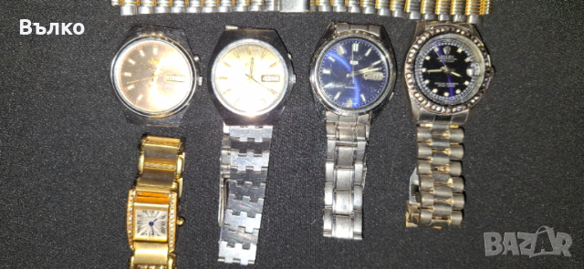 Лот часовници Сейко-Ориент-Картие-Ролекс, снимка 2 - Мъжки - 53667518