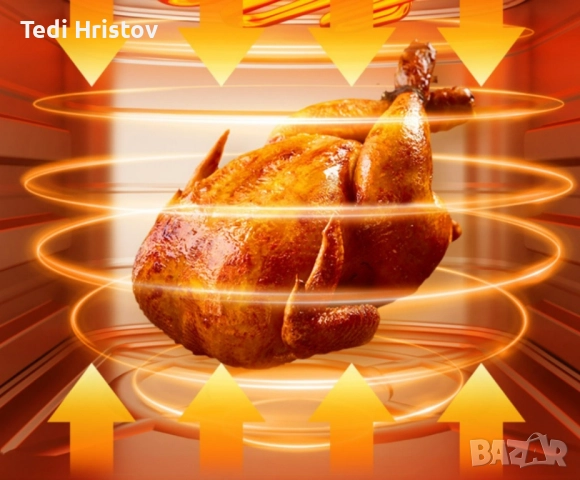 Трислоен Еър Фраеър със страхотно голям капацитет, снимка 8 - Фритюрници - 52104321