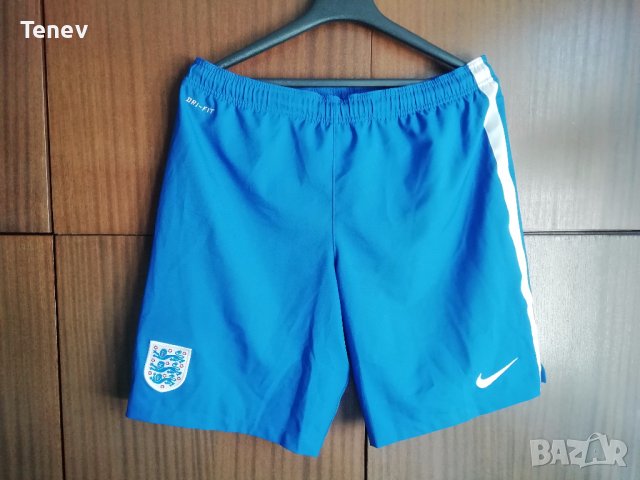 England Nike оригинална сини къси гащи шорти размер L рядък модел Англия