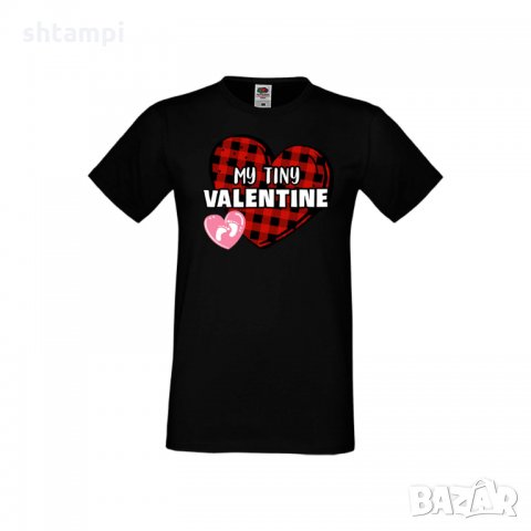 Мъжка тениска Свети Валентин My Tiny Valentine , снимка 2 - Тениски - 35712307
