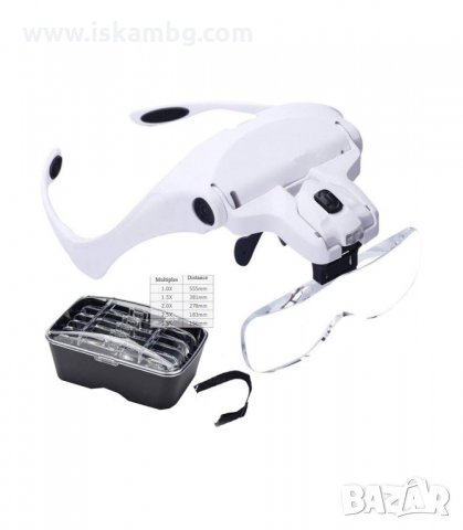 УВЕЛИЧИТЕЛНИ ОЧИЛА С ЛЕД ОСВЕТЛЕНИЕ И 5 ЛУПИ - код 2203, снимка 7 - Други стоки за дома - 33947023