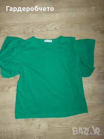 блуза с буфан ръкави , снимка 1 - Детски Блузи и туники - 42149645