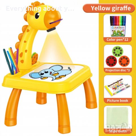  Забавен Детски проектор за рисуване, снимка 3 - Образователни игри - 34799895
