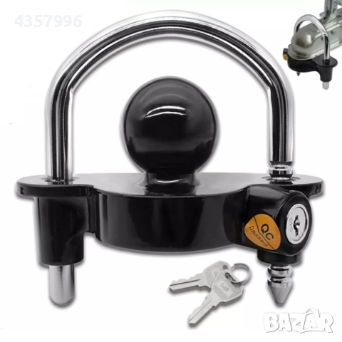 Универсален катинар за теглич с топка, За каравани и ремаркета, снимка 2 - Аксесоари и консумативи - 52098093