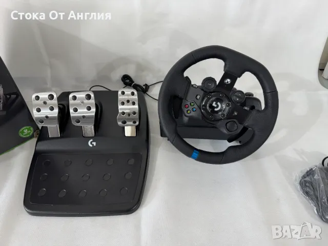 Волан с педали - Logitech G923, снимка 2 - Други игри и конзоли - 50005155