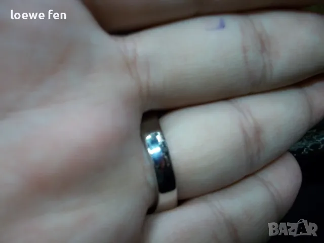 Мъжки пръстен неръждаема стомана размер 11, снимка 4 - Пръстени - 49649897