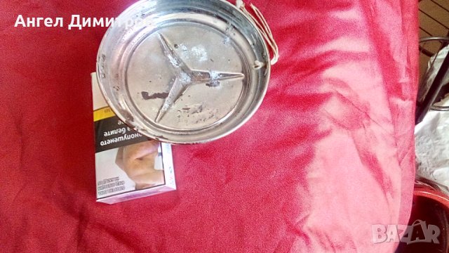 Мерцедес метална украса за стена , снимка 2 - Антикварни и старинни предмети - 41970796