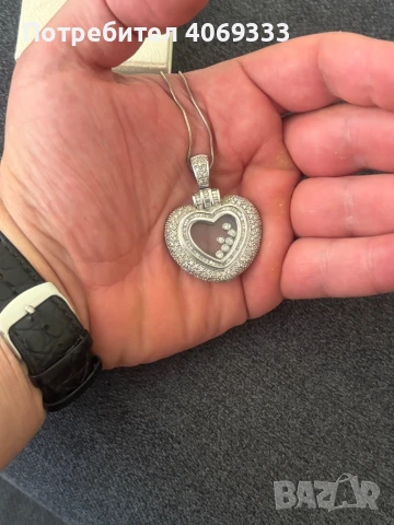 Дамско колие 18карата бяло злато с 220бр естествени Диаманта, снимка 7 - Колиета, медальони, синджири - 51046701