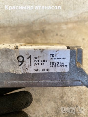 Модул за AIRBAG за Тойота корола версо.89170-0F032.213819-107, снимка 2 - Части - 40354706