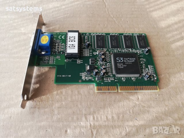 Видео карта S3 Trio 3D/2X Gainward GW817D 8MB AGP, снимка 5 - Видеокарти - 40494262