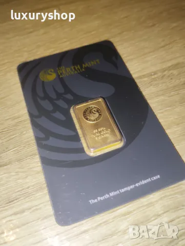 Златно кюлче 5 грама Perth Mint, снимка 5 - Други - 47609610