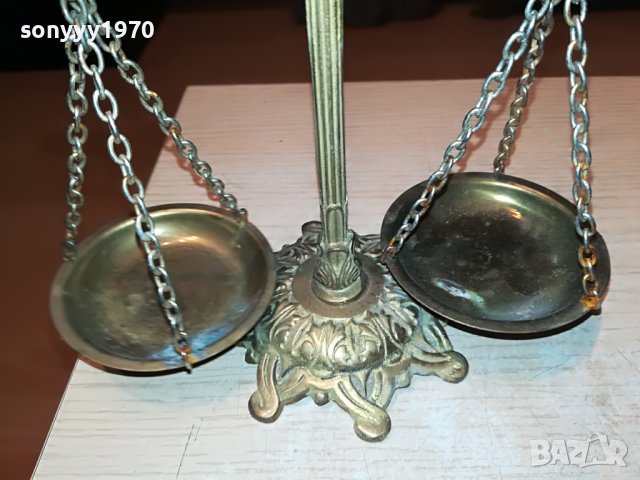 везни-мед/месинг-внос франция 0701231915, снимка 11 - Антикварни и старинни предмети - 39224368