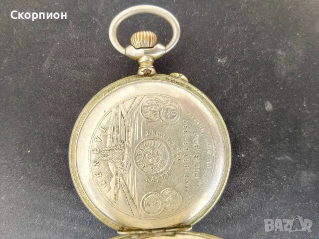 Швейцарски джобен часовник - ROSKOPF PATENT GENEVE 1900г. - КЛАСИКА В ЖАНРА - ПРОМОЦИЯ, снимка 17 - Джобни - 48834115