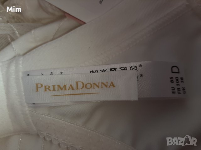 Prima Donna 85 D Бял дантелен сутиен , снимка 7 - Бельо - 40004328
