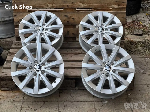 5х112 16 Джанти Skoda Octavia SuperB 5x112 Шкода Супърб Октавиа, снимка 6 - Гуми и джанти - 52435923