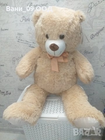 80см! Пухкаво плюшено мече-2 цвята, снимка 3 - Плюшени играчки - 38629658