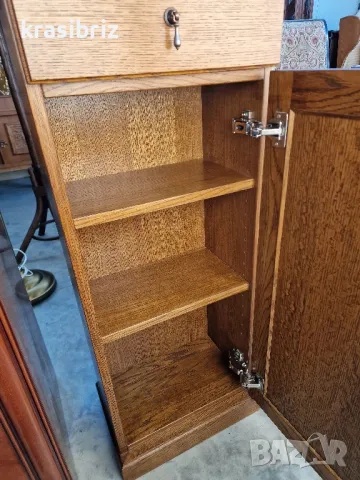 Масивно Високо Шкафче -внос от Германия! , снимка 4 - Шкафове - 49389808