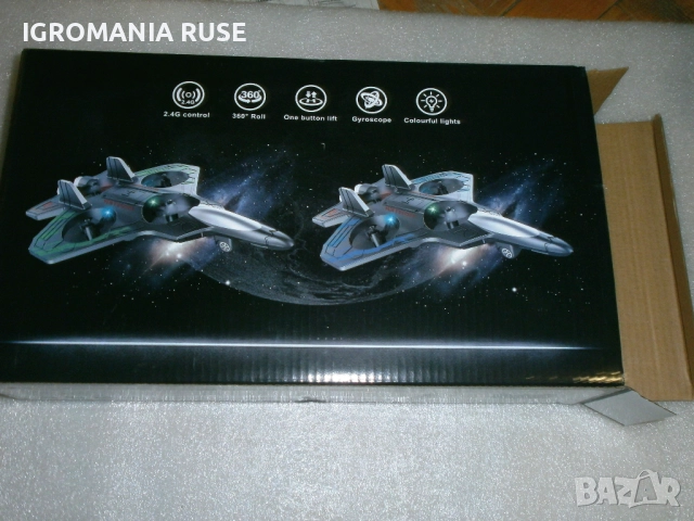 AIRPLANE AIRCRAFT САМОЛЕТ ДИСТАНЦИОННО Remote Control RC 2.4G With Light, снимка 3 - Дронове и аксесоари - 52674872