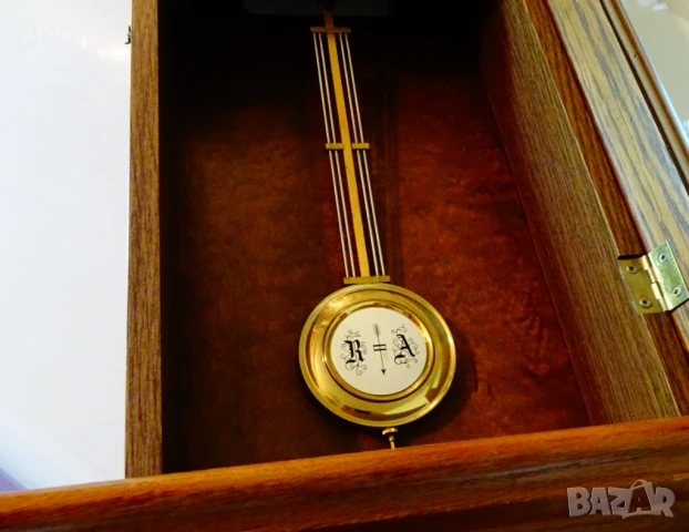 Немски стенен часовник с махало,гонгове. , снимка 8 - Антикварни и старинни предмети - 50747129