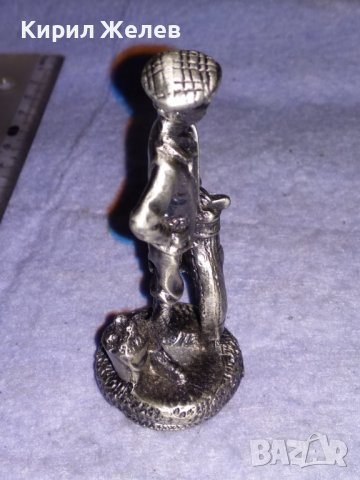 ГОЛЯМА МЕТАЛНА СРЕБРИСТА КОЛЕКЦИОНЕРСКА РЯДКА АРТ ФИГУРКА СТАТУЕТКА Магнит НЕ я ЛОВИ 38416, снимка 8 - Колекции - 41398935